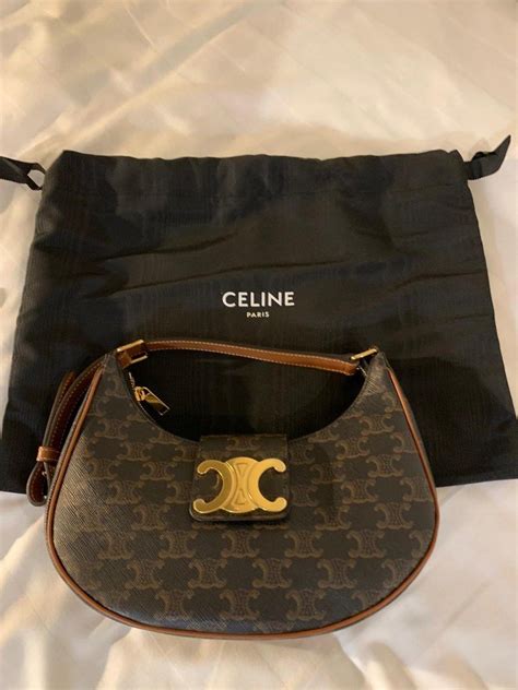 celine ava triomphe soft bag|celine's triomphe.